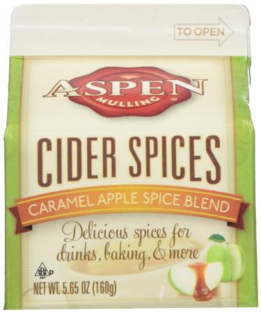 Aspen Mulling Cider Spice 3 Pack - Original Spice Blend - Qty of 3, 5.65 oz. Cartons (Caramel Apple)