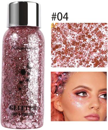  Duqulle Liquid Highlighter Glitter Gel for Face and Body | Waterproof Long-Lasting Shimmering Holographic Face and Hair Highlighter Cosmetic Quality Concert Festival Accessories Duqulle - Buy Online on GoSupps.com