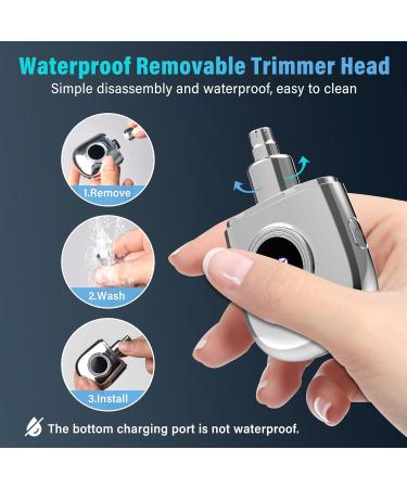Buy Rechargeable Nose Hair Trimmer for Men & Women Painless Dual Edge Blades Battery Indicator Dust Protection Cap - Buy Online on GoSupps.com