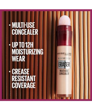Maybelline Instant Anti Age Eraser Eye Concealer 02 Nude 6.8 ml - Dark Circles & Blemish Concealer - Buy Online on GoSupps.com