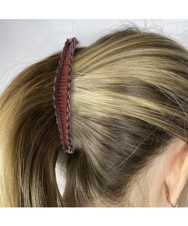 Banana Hair Clip Set for Women - 4 Pieces, Fish Design, Double Comb, Ponytail Holder - Ideal for Thick and Fine Hair - Buy Online on GoSupps.com