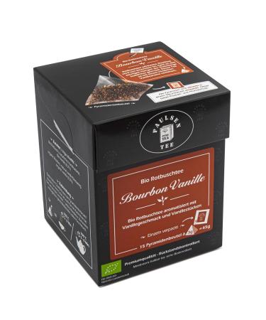 Organic Bourbon Vanilla Tea - 15x3g Pyramid Bags | Paulsen Rooibos Organic & Certified - 155.33 Euro/kg - Buy Online on GoSupps.com