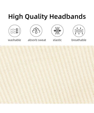 Buy 6 Pack Women's Elastic Wide Headbands - Boho Soft Sport & Yoga Hair Accessories - Buy Online on GoSupps.com