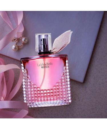La Vida Bella RosePerfume for Women Long Lasting Fragrance Eau de Parfum Floral & Sweet Women's Perfume Daily Used 3.4 Fluid Ounce La Vida Bella Rose 3.4 Fl Oz (Pack of 1) - Buy Online on GoSupps.com