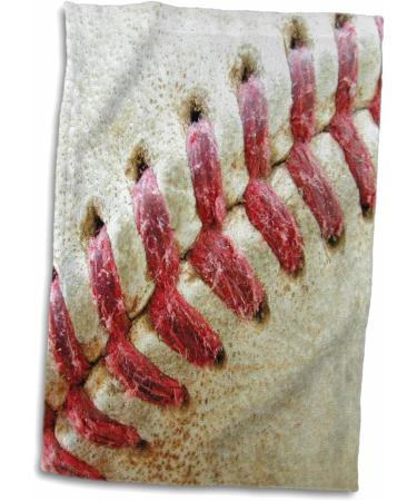 3D Rose Close-up Red Seams Baseball Towel | White 15 x 22 | TWL_47841_1 - Buy Online on GoSupps.com