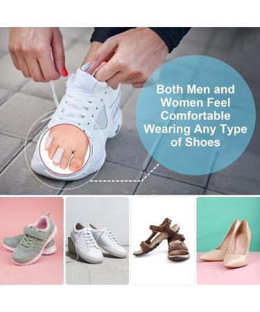 DYKOOK Gel Toe Sleeve - 10 Pcs Silicone Tubes for Blister, Callus, Corn, and Toe Rubbing Treatment - Toe Protector for Men and Women - Buy Online on GoSupps.com