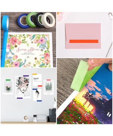 Guirnd 12PCS Colored Masking Tape Set - Kids Art Supplies, DIY Craft Tape Rolls - 1.7cm X 12m (2/3In X 13Yards) - Buy Online on GoSupps.com