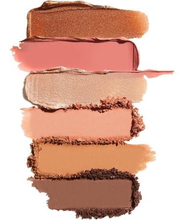 Sculpted by Aimee All-in-One Palette - Travel Friendly Vegan Makeup Palette - Bronzer, Blusher, Highlighter, Eyeshadow & Lip Tint - In Bloom - Buy Online on GoSupps.com