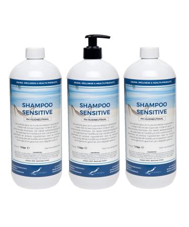 Claudius Shampoo Sensitive 3 x 1 liter met gratis pomp