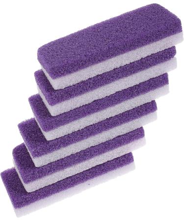 Healifty 6pcs Pumice Stone Callus Remover Foot Care Kit - Purple | Pedicure Exfoliator Scrubber for Hard Skin | 6 Count - Buy Online on GoSupps.com