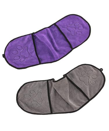 Niuhong 2 pcs large pet towel microfiber pet bathing towel warm dog towel soft cat towel dog fast drying absorbent drying towel drying sucking small dogs cats bath - Buy Online on GoSupps.com