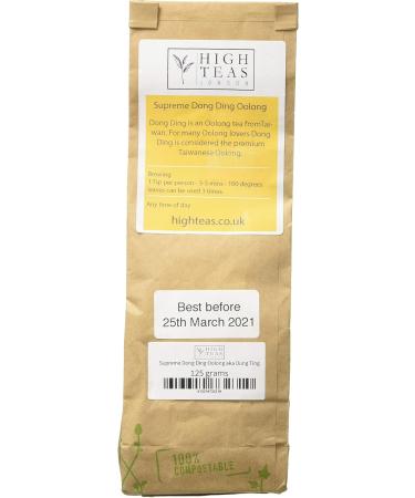 High Teas London Supreme Dong Ding Oolong Loose Leaf Tea 125 g - Buy Online on GoSupps.com
