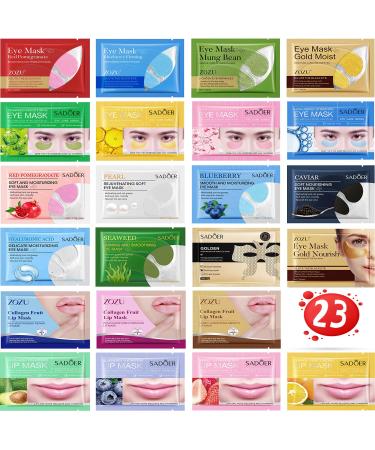 Under Eye Patches(23 Pairs) Eye Mask Skincare For Puffiness Eye Patches For Puffy Eyes And Dark Circles Eye Gel Pads Eye Bags Treatment For Women (23 Pairs)