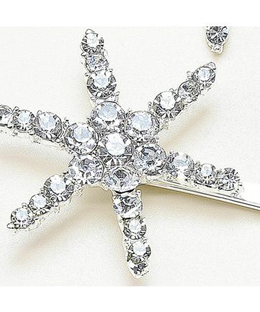 amangul Glitter Hair Clip for Hot Girls Hair Styling Shinning Star Shape Hair Barrettes for Teens Girls Spring(Silver) - Buy Online on GoSupps.com