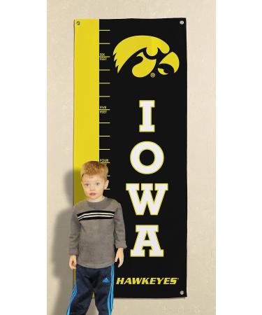 NCAA Iowa Hawkeyes Growth Chart Banner - Team Colors - One Size - Buy Online on GoSupps.com