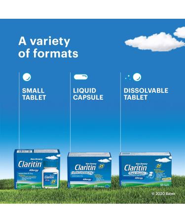 Claritin Allergy Medicine 24-Hour Non-Drowsy Relief 10 mg Value Pack 85 Tablets - Buy Online on GoSupps.com