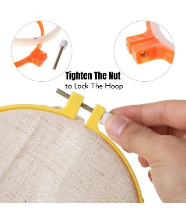 Mr. Pen Embroidery Hoops Set - 6 Pcs, Assorted Sizes & Colors - Plastic Cross Stitch Hoops and Sewing Rings - Buy Online on GoSupps.com