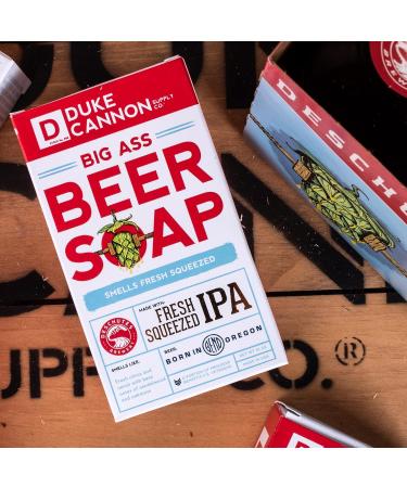 Duke Cannon Supply Co. Big Brick of Beer Soap 10oz - Deschutes Fresh Squeezed IPA Citrus 10 Ounce - Buy Online on GoSupps.com