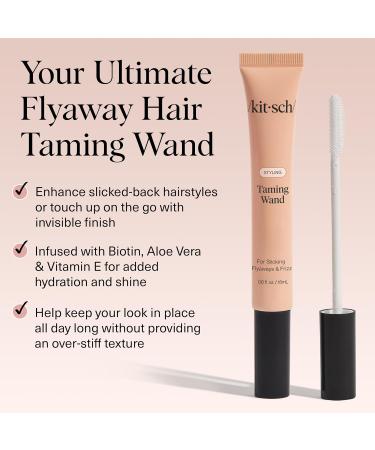 Kitsch Fly Away Stick for Hair - Taming Wand with Biotine Aloe & Vitamine E - Clear Hair Mascara for Flyaways & Baby Hairs - Edge Control Lightweight Hair Finishing Stick & Multi-Use Hair Stick - 18 - Buy Online on GoSupps.com