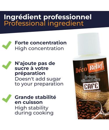 D co Relief - Liquid Coffee Flavor 125ml - Food Flavor for Baking Cooking - Professional Ingredient - Buy Online on GoSupps.com