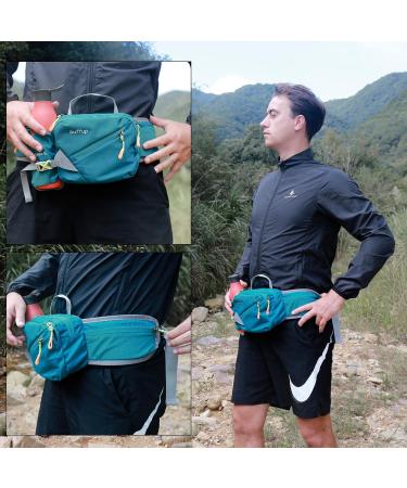 Buy Buffup Fell-Up Bag with Bottle Holder - Outdoor Dog Training & Cycling Belt Bag for Men & Women - Big Jewel Blue - Buy Online on GoSupps.com