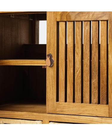 Angoily Wooden Penguin Drawer Buttons | Cute Cabinet Handles & Hardware for Dressers & Cupboards | International Shipping Available - Buy Online on GoSupps.com