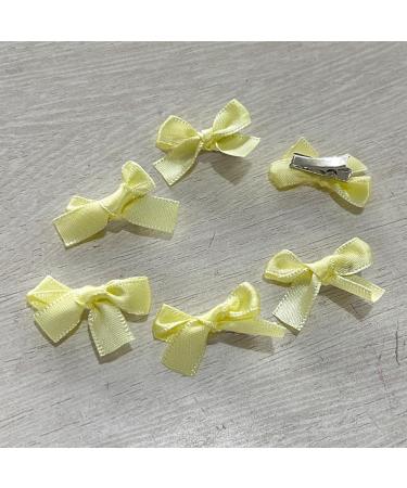 NUEAYMS 2Pieces Ribbon Bow Hair Clip Hair Barrette Hair Bow Headpieces Winter Bow French Barrette Headwear Hair Accessories Rose Pink - Buy Online on GoSupps.com