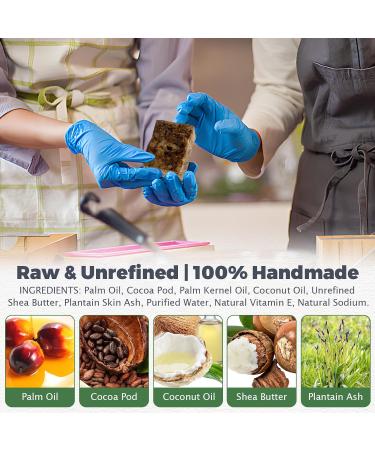 African Black Soap 100G Handmade Organic African Black Soap Moisturizes & Balances Oily Skin Helps Fight Acne & Anti Aging Fades Dark Spots - Buy Online on GoSupps.com