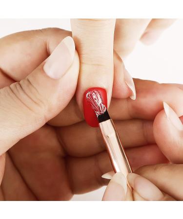 Bluesky 5-Part Gel Nail Art Brush Set - Fine Lace Angled & Tapered Brushes for Perfect Gel Manicure & Pedicure | International Shipping Available - Buy Online on GoSupps.com