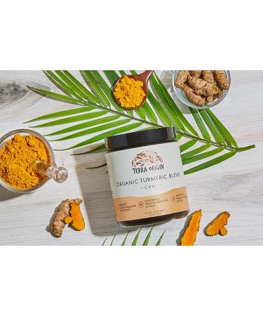Buy Terra Origin Organic Turmeric Blend Chai - 6.35 oz (180 g) | Premium Herbal Tea - Buy Online on GoSupps.com