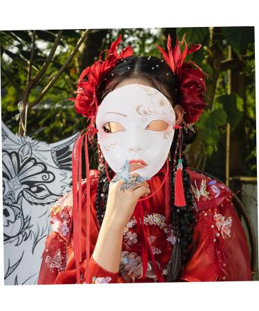 Nolitoy Opera Mask - Chinese Festival & Masquerade Party Costume | Halloween Fuchsmask Face Cover - Buy Online on GoSupps.com