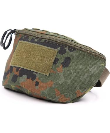 Zentauron Fussy Pocket Tactical Bag | 20x12x8 cm | High-Quality Cordura | Durable Molle Military Hip Belt Bag - Buy Online on GoSupps.com