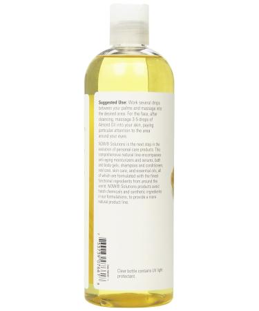 Now Foods Almond Oil 16 Fl Oz (Pack of 2) - Pure and Natural Cold-Pressed Almond Oil for Skin and Hair - 32 Fl Oz Total - Buy Online on GoSupps.com