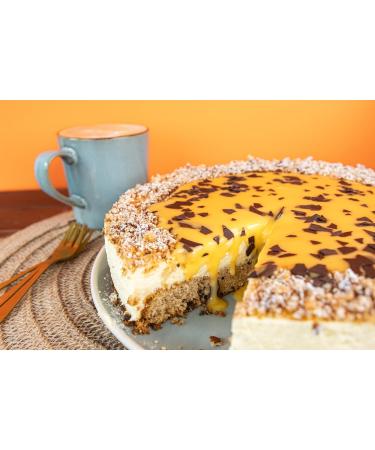 Premium Egg Liqueur Cake Mix - Quick & Easy Nut Biscuit Cake with Chocolate Flakes | 350g - Buy Online on GoSupps.com