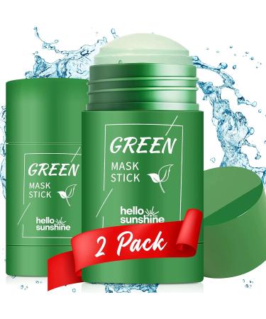 Hello Sunshine Green Tea Mask Stick Blackhead Remover - Purifying Deep Pore Cleansing 2 Pack - Buy Online on GoSupps.com