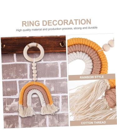 MERRYHAPY Mini Wreath Teether - Infant Molar Soothing Ring for Teething - Bead Garland Teeth Grinding Tool - Wood Household Props - Buy Online on GoSupps.com