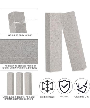 8-Piece Pumice Stone Cleaning Kit - Toilet Sink Shower & Grill Cleaner with Gloves | Urine & Stubborn Stain Remover - Buy Online on GoSupps.com