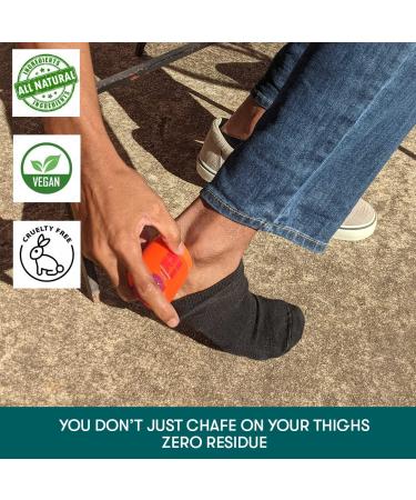 Hiki Anti Chafing Stick Balm - Friction Defense for Thighs, Butt, Under Boob, Feet - Non-Greasy Easy Glide Cream - All-Natural & Cruelty-Free - Buy Online on GoSupps.com