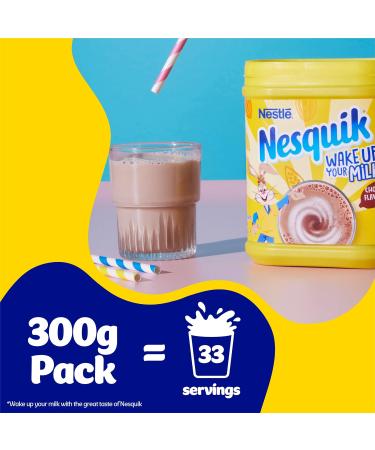 Nesquik Chocolate Milkshake Mix 300g (Pack of 2) - Buy Online on GoSupps.com