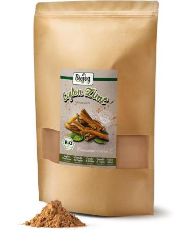 Biojoy Cannelle de Ceylan BIO en poudre (1 kg) sans additifs (Cinnamomum verum L.) - Buy Online on GoSupps.com