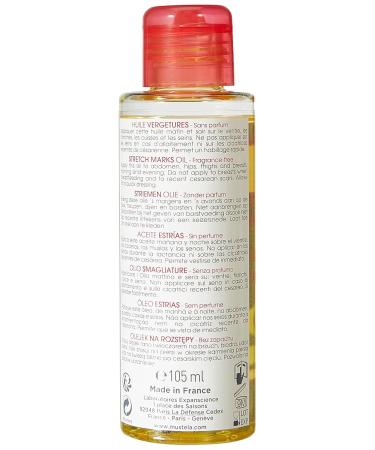 Mustela Maternity Organic Stretch Marks Oil - Fragrance-Free 105 ml | Best for Pregnancy Skin Care & International Shipping - Buy Online on GoSupps.com