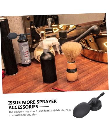 Barber tools Sprayer Fiber Tools Salon Supplies Barber Supplies Nozzle Fiber Applicator Spray Applicator Pump Fluffy Powder Rubber Hair Black - Buy Online on GoSupps.com