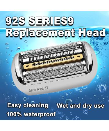 Buy Series 9 92S Electric Shaver Replacement Head - Compatible with Braun 9290cc 9291cc 9370cc & More - International Shipping Available - Buy Online on GoSupps.com
