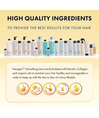 Keragen Hair Clarifying Shampoo 32 oz - Gentle Deep Cleansing Formula - Buy Online on GoSupps.com