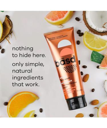 basd Natural Body Wash - Refreshing Citrus Grapefruit | Organic, Vegan, Hypoallergenic | 8oz Tube - Buy Online on GoSupps.com