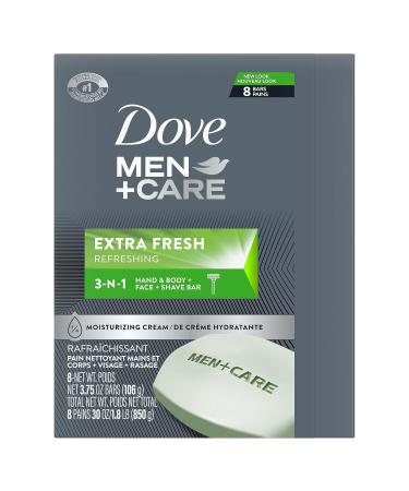DOVE MEN + CARE Deodorant Stick Moisturizing Deodorant For 72-Hour Protection Clean & 3 in 1 Bar Cleanser for Body Face and Shaving Extra Fresh Body and Facial Cleanser - Buy Online on GoSupps.com