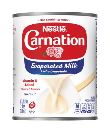 CARNATION Evaporated Milk 12 Fluid Ounce Each 24 Cans per Case Milk 0.17 Ounce (Pack of 20)
