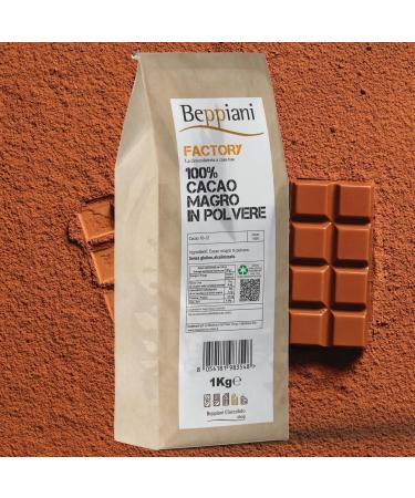 Beppiani Cacao Amaro Powder - 1 kg - Professional Product - Packaged in Italy - Suitable for all preparations - Buy Online on GoSupps.com