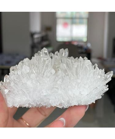 Very Beautiful Natural Clear Quartz Minerals Reiki Stone Home Furnishing Decoration (Size : 200-300g) Natural Luster (Size : 300-400g) - Buy Online on GoSupps.com