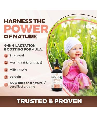 Organic Milk Aplenty Lactation Supplement - Boost Breast Milk Supply Naturally - Fenugreek Free & Vegan - 4 Oz - Buy Online on GoSupps.com